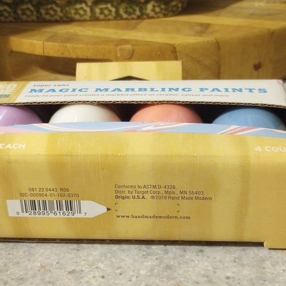 Modern Magic Marbling Paints Super Swirl Purple White Pink Blue - Picture 3 of 5